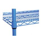 1.6M 50kg Storage Wire Shelves 24 Deep Wire Closet Shelving Supermarket