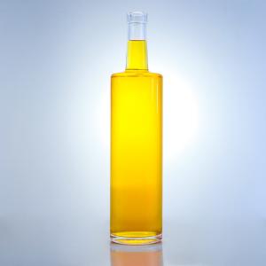 China 750ml High Flint Glass Bottle for Champagne Gin Rum Brandy Tequila Whisky Liquor T-Cork factory