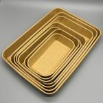 Eco Paper Catering Take Away Food Tray Burger Fried Chicken Fries Sushi