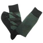 Pattern ribbed socks