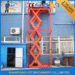2 Ton 6m Electric Safe Stationary Hydraulic Scissor Lift 2 Years Warranty