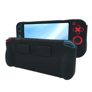 China Smooth Grip Design Nintendo Switch Oled Silicone Protective Case with 2 Game Card Slot factory