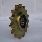 Hardened Teeth Chain Driven Sprockets ANSI Ball Bearing Idler Sprocket