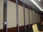 Melamine Board Folding Partition Walls 85 mm Thickness Leather Surface