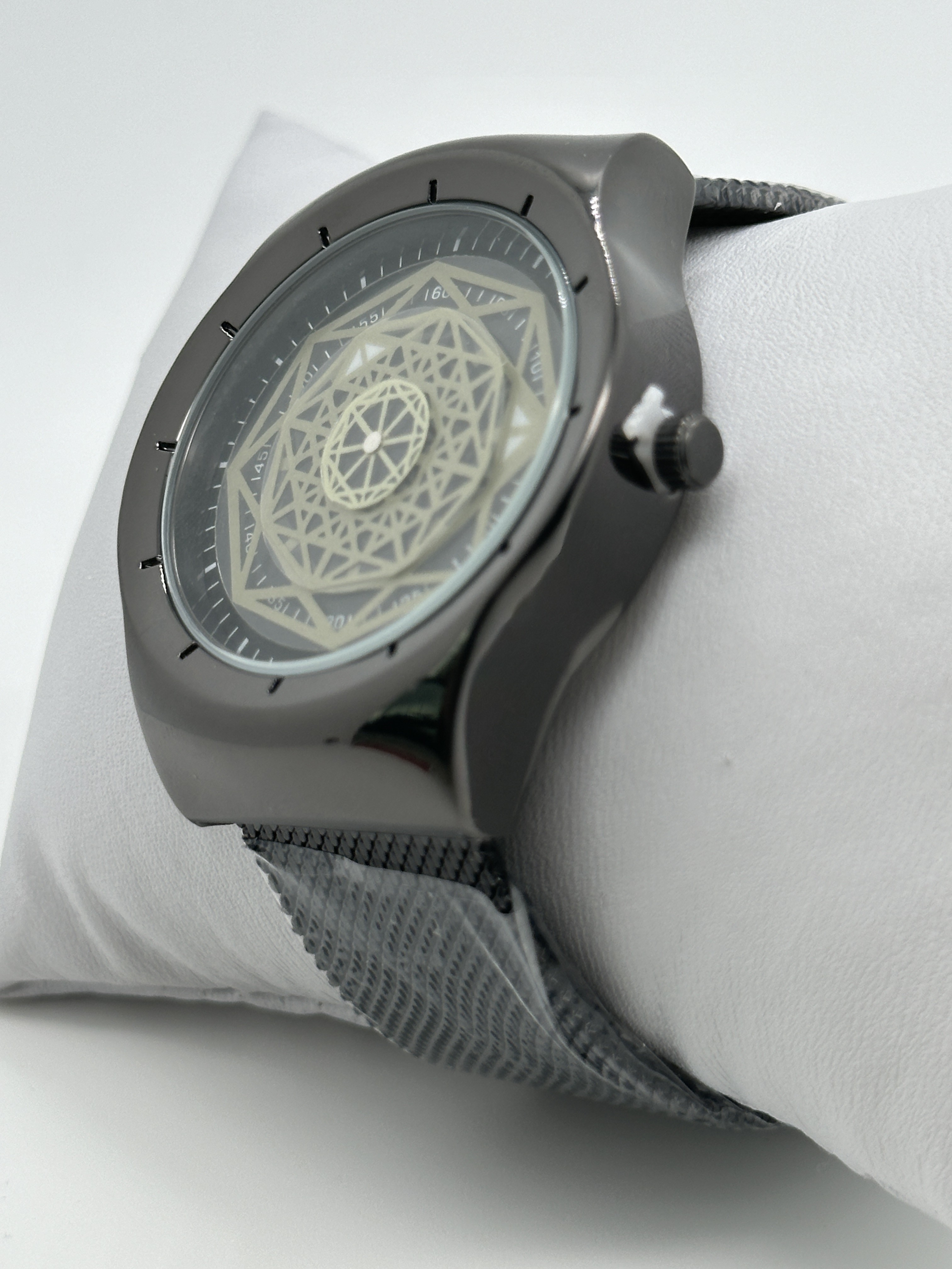 Factory Women Waterproof Stainless Steel Mesh Watch Wrist Watch Fashion Watch