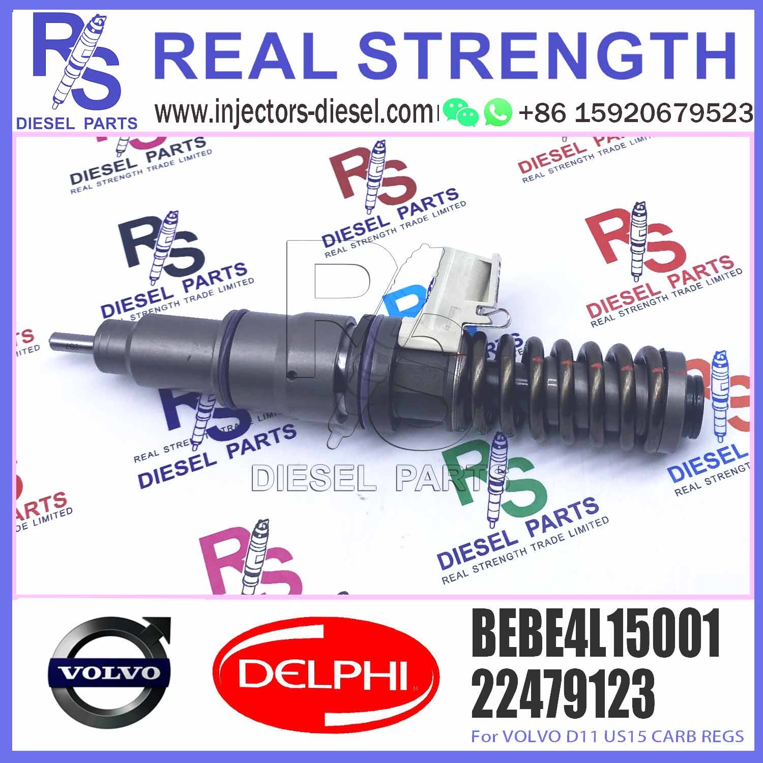 22479123 Diesel Fuel Injector BEBE4L15001 E3.5 for V-O-L-V D11 US15 CARB REGS