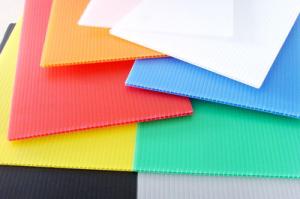 China 0.157'' Corrugated Plastic Sheet Antibacterial Leiser PP Hollow Board factory