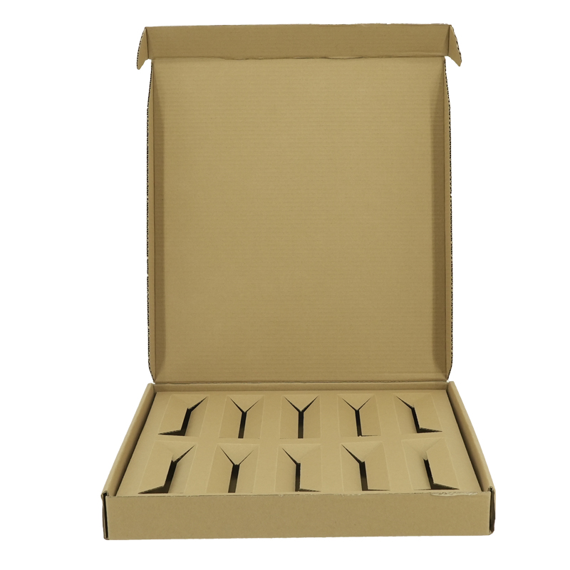 Small Perfume Bottle Rigid Box Packaging Compartment Book Shape Kraft Paper Gift Box