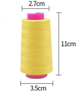 China All-Purpose Black Polyester Sewing Thread 3000 Yards for Sewing Machine 40s/2 Tex27 factory