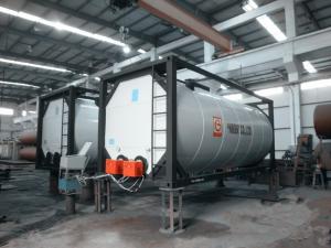 China Insulated Asphalt Emulsion Storage Tanks Burner Direct Heating System factory