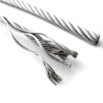 Galvanized 6X19 Seale IWRC Steel Wire Rope for Coal Crance Processing Service
