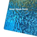 Factory Price 201 304 316 Stamped Finish Water Ripple Stainless Steel Sheet For