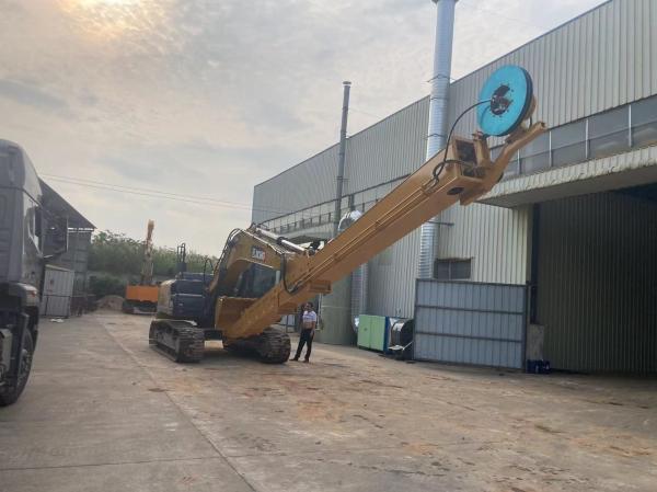 Practical 14m Telescopic Excavator Arm , Hitatchi ZX200 Construction Equipment