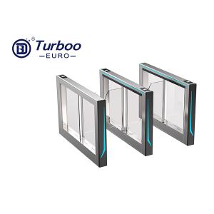 China RS485 Swing Turnstile Gate Turboo Euro RFID Stainless Steel Turnstiles factory
