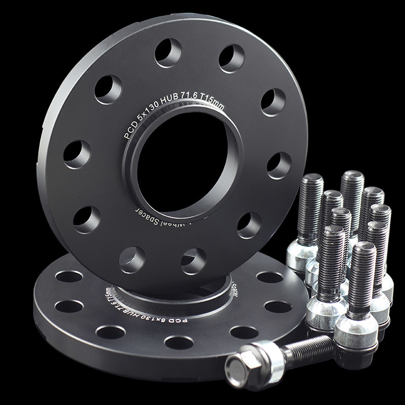 15mm Width Hubcentric Forged Aluminum Wheel Spacers 7075-T6 For Porsche Cayenne