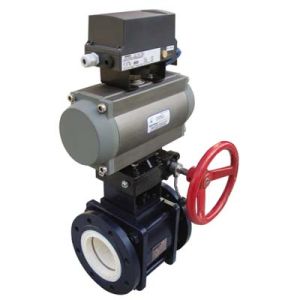 Pneumatic Actuator Ball Valve with ISO5211 Top Flange PN1.0-32.0MPa and 2 inch