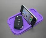 Multi Function Purple Car Phone Stand Holder Anti Slip Silicone Phone Holder For