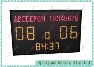 China Football Soccer LED scoreboard with team name and time display factory