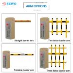 Folding Electric Boom Barrier for Parking Lots and Toll Gates Max 6M Boom Length