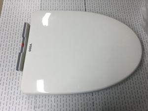 China Professional Plastic WC Seat Cover White Color With Mute Rubber Gasket factory