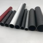High Strength High Modulus Roll Wrapping 100% 3K Carbon Fiber Pipe