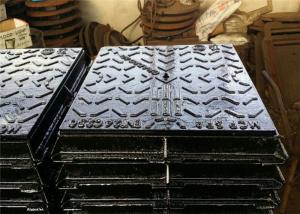 China C250 EN124 Square Drain Grate Anti Theft Casting Manhole Cover For Sewer factory