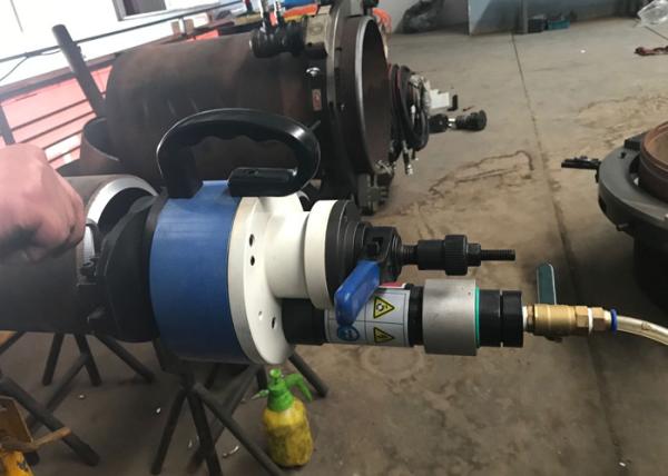 Pneumatic Stainless Steel Pipe Cutting And Beveling Machine Cold Groove Machine
