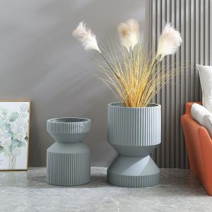 China Frost Resistant FFiber Clay Planters For Indoor And Outdoor Plants factory