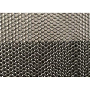 China Black Power Coated Round Hole Aluminum Perforated Sheet For Windows / Doors Guard on sale