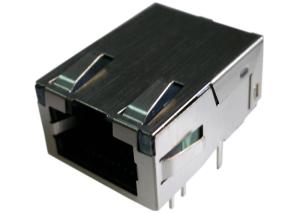 China 1368398-2 1x1 Gigabit Tab-up Low Profile Rj45 10/100/1000 With Magnetics W / LED factory