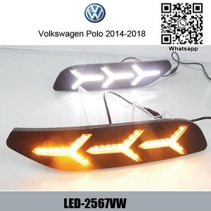 China Volkswagen VW POLO Car DRL LED Daytime driving Lights aftermarket factory