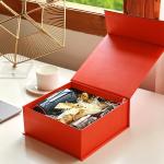 Pre Wrapped Cardboard Flip Top Gift Boxes With Magnetic Catch