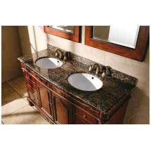 China Ogee Edge Granite Bathroom Countertops , Baltic Brown Granite Countertops on sale
