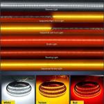 IP67 120cm 12V DC 6W 2835SMD LED Car Strip Lights