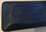 445mm Long Excavator Bolt On Rubber Track Pads 124mm Wide