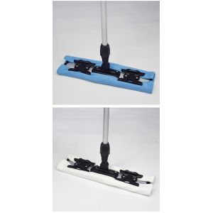 ESD Cleanroom Mop with Microfiber Cloth and 360 Rotation