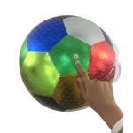 Kids Toys Yiwu Water Cloth Inflatable Pvc Beach Bouncy Ball with Soft Metallic