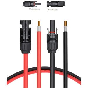 China RV Yacht Modification 12AWG PV Extension Cable With Mother / Male Head Connector factory