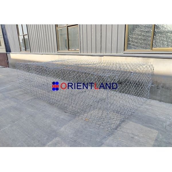 China Sturdy 2x1x1m Gabion Wall Baskets For Retaining Walls & Slopes factory