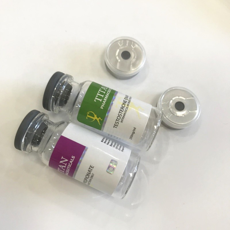 Waterproof Laser Holographic 10ml Vial Label For Peptide Pharmacy Medication Bottles