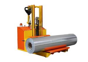 China CDD1000-M700 Full Electric Roll Handling Trolley Full Electric Roll Lifter Load Capacity 1500Kg factory