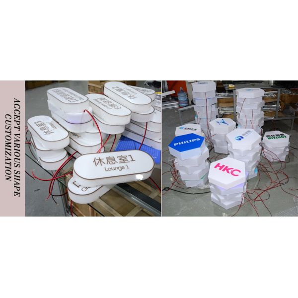 Advertising Double Sided Light Box Shop Ceiling Wall Mounted Illuminated Lightbox Sign Hanging Light Box for the Shop