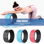 Practical Anti Slip Yoga Roller Wheel PU Rubber Yoga Circle Full Body Back