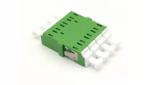 Non Flange 0.2dB Plastic LC/APC Quad Fiber Optic Adapter