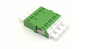 China Non Flange 0.2dB Plastic LC/APC Quad Fiber Optic Adapter factory