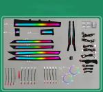 Ambient lights Streamer dynamic +saddle fiber for Honda Civic(2016-2021)