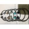 Buy cheap (B-120) Fashion Design Women Jewelry Silver Cable Bracelet with Pearl Beads from wholesalers