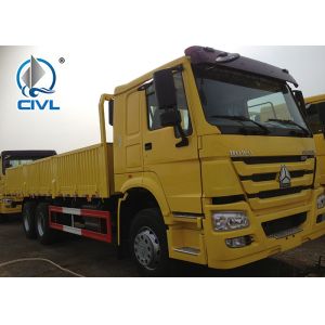 China Air Conditioner Timber Sinotruk 6x4 howo cargo truck on sale