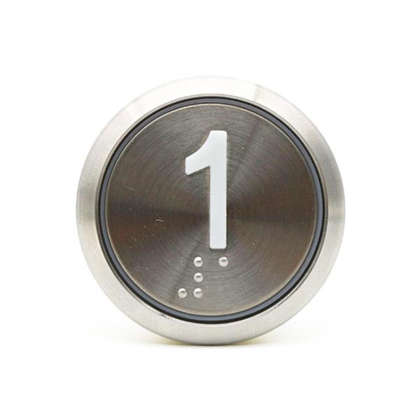 35.6MM Stainless Steel Round Lift Stop Elevator Hall Call Button Red Blue Orange