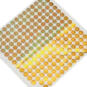 Customized PET Hologram Label Sticker Various Shape And Design Available
